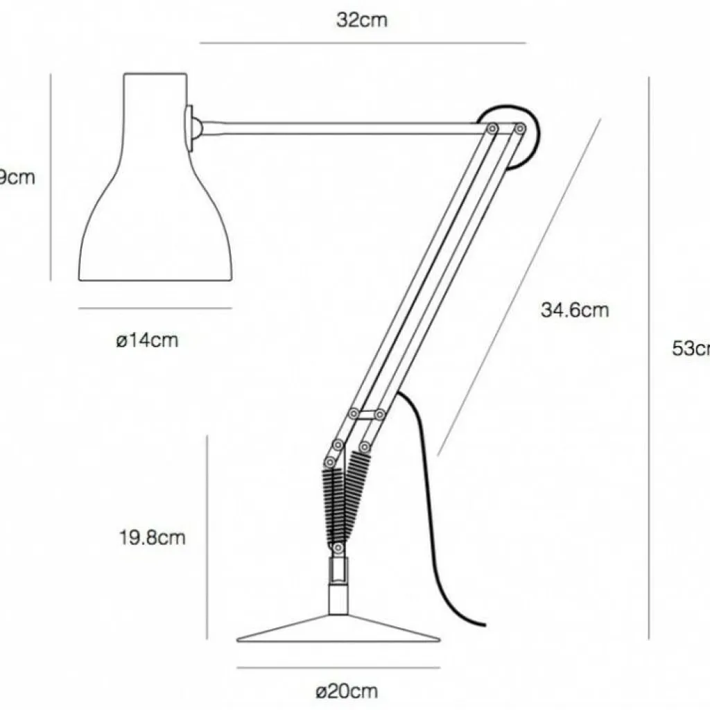Anglepoise Paul Smith Type 75 Schreibtischleuchte| Schreibtischleuchten
