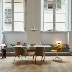 &Tradition Pavilion AV19 Esstisch 90x200cm Gestell chrom| Esstische