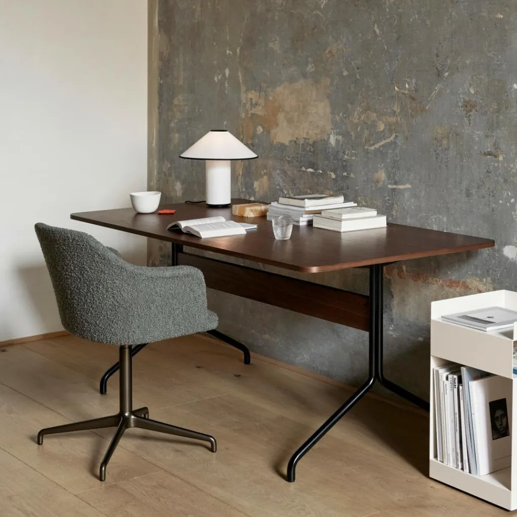 Tische|Schreibtische^&Tradition Pavilion AV18 Schreibtisch 90x160cm Gestell schwarz