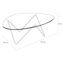 Tische^Gubi Pedrera Couchtisch