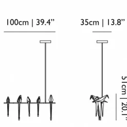 Moooi Perch Light Branch Large LED Pendelleuchte| Pendelleuchten