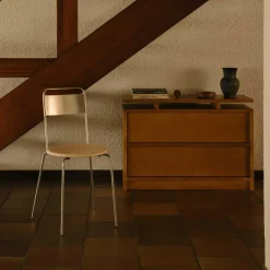 Stühle^Frama Petit Rond Stuhl Leder