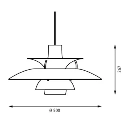 Louis Poulsen PH 5 Pendelleuchte| Pendelleuchten