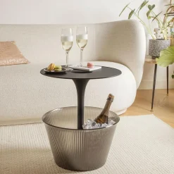 Tische|Beistelltische^Alessi Pick-Up Beistelltisch mit Flaschenbehälter