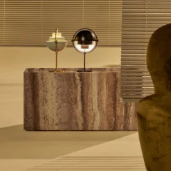 Beistelltische^Gubi Pietra Beistelltisch L