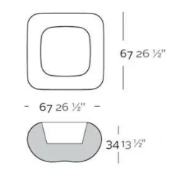 Vondom Pillow Pflanzbehälter| Blumenkästen