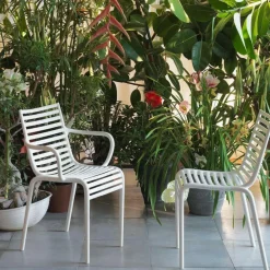 Stühle^Driade Pip-e Gartenarmlehnstuhl 4er Set