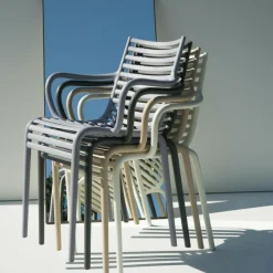 Stühle^Driade Pip-e Gartenarmlehnstuhl 4er Set