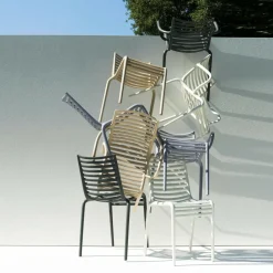 Stühle^Driade Pip-e Gartenarmlehnstuhl 4er Set