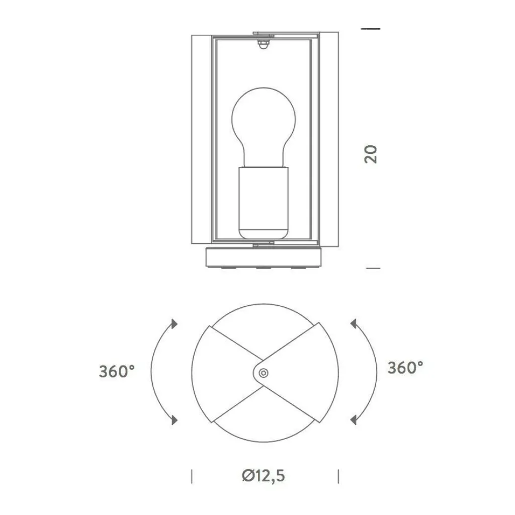 Nemo Pivotante à Poser Tischleuchte| Nachttischleuchten