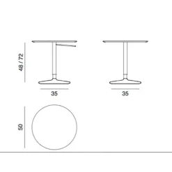 Beistelltische^Arper Pix 3050 Beistelltisch