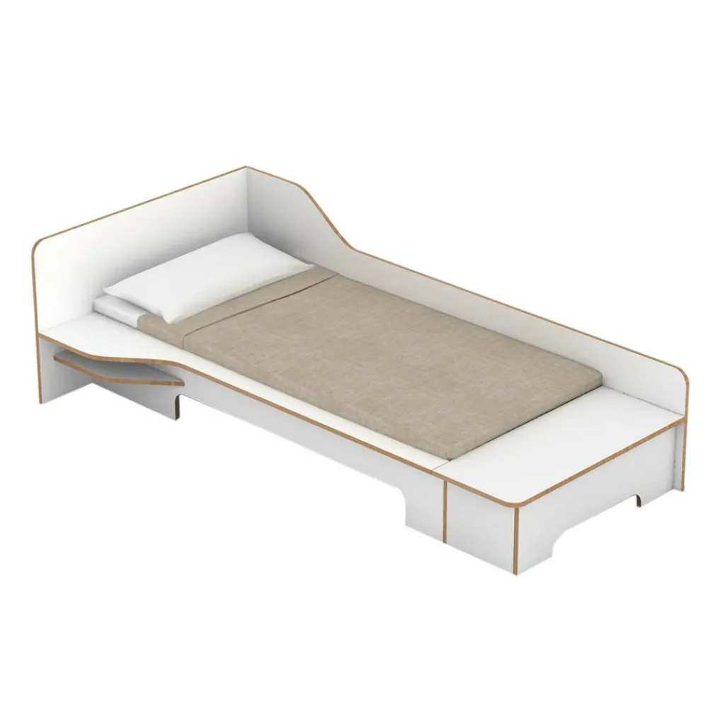 Müller Small Living Plane Einzelbett mit Bettkasten rechts 90x200cm| Betten|Kinderbetten