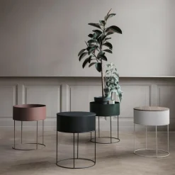 Ferm Living Plant Box rund| Blumenkästen