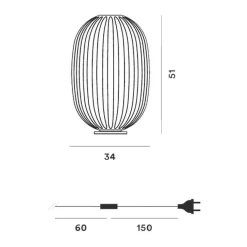 Foscarini Plass Media Tischleuchte| Nachttischleuchten