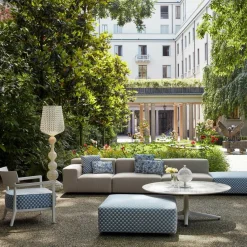 Kartell Plastics 3-Sitzer Gartensofa 264x88cm| Outdoor-Sofas & Sessel