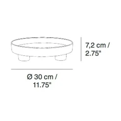 Tabletts^Muuto Platform Tray Tablett