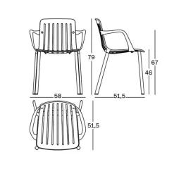 Magis Plato Armlehnstuhl| Gartenstühle