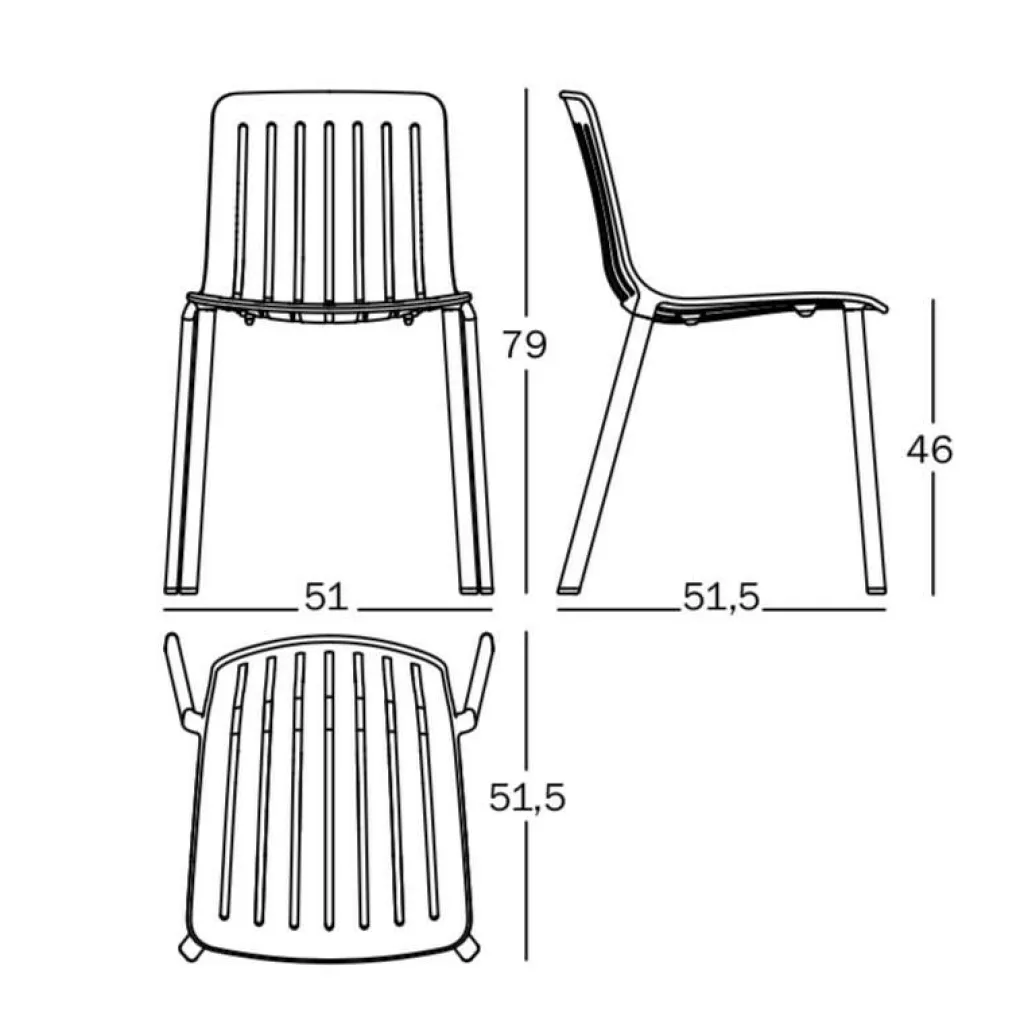 Gartenstühle^Magis Plato Stuhl