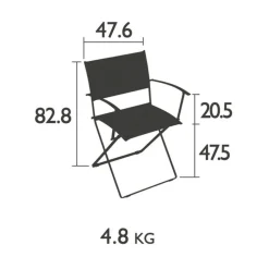 Gartenstühle^Fermob Plein Air Garten-Armlehnstuhl klappbar