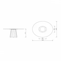 ClassiCon Pli Esstisch Tischplatte lackiert| Tische|Esstische