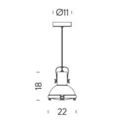 Pendelleuchten^Nemo Projecteur 165 Pendelleuchte