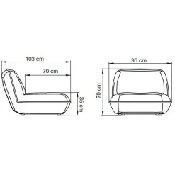Sessel^pols potten Puff x ByBorre Lounge Sessel