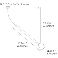 Petite Friture Pyl LED Pendelleuchte L| Pendelleuchten