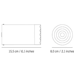Petite Friture Pyl LED Wandleuchte/Deckenleuchte S| Wandleuchten