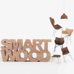 Stühle^Kartell Q/Wood Armlehnstuhl 55x84x57cm