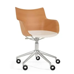Kartell Q/Wood Bürostuhl Buche| Bürostühle