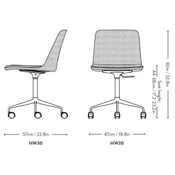 &Tradition Rely HW30 Bürodrehstuhl| Bürostühle