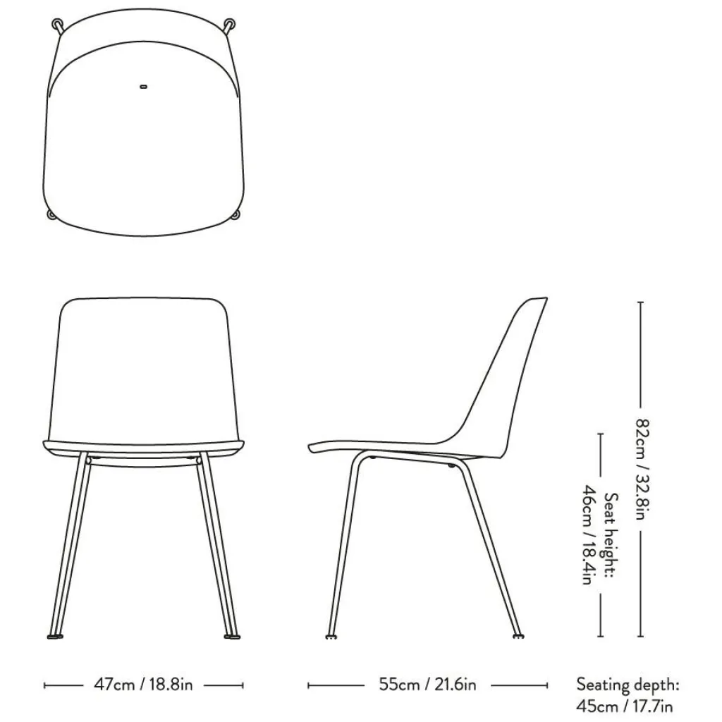 &Tradition Rely HW70 Gartenstuhl| Stühle|Gartenstühle