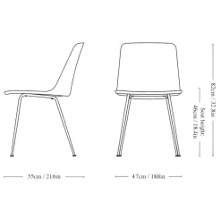 Stühle^&Tradition Rely HW6 Stuhl