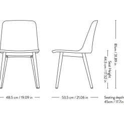 Stühle^&Tradition Rely HW73 Stuhl