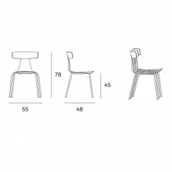 Plank Remo Plastic Gartenstuhl| Stühle