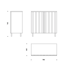 Normann Copenhagen Rib Schrank| Sideboards|Sideboards
