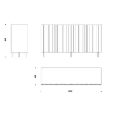 Sideboards|Sideboards^Normann Copenhagen Rib Sideboard