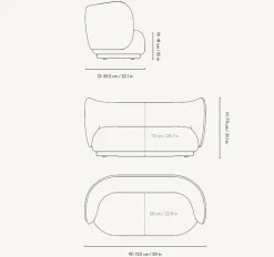 Sofas^Ferm Living Rico 2-Sitzer Sofa