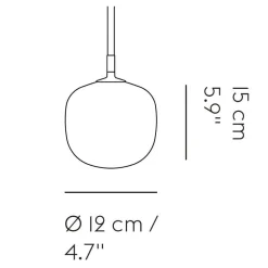 Pendelleuchten^Muuto Rime LED Pendelleuchte Ø 12cm