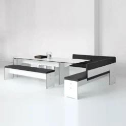 Outdoor-Textilien^Conmoto Riva Auflage für Bank mit Rückenlehne