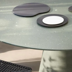 MDF Italia Rock Esstisch Ø 140cm Zement| Tische|Esstische