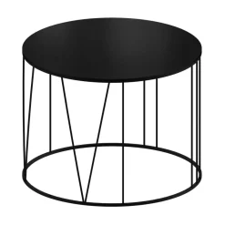 Tische^Zeus Roma Beistelltisch Stahl Ø70cm