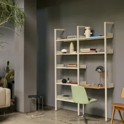 &Tradition Rombe Konfiguration B IF1 & IF5 Regal mit Schreibtischplatte| Regale