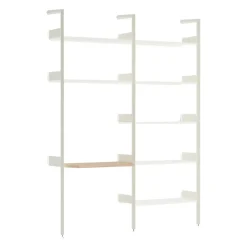 &Tradition Rombe Konfiguration B IF1 & IF5 Regal mit Schreibtischplatte| Regale