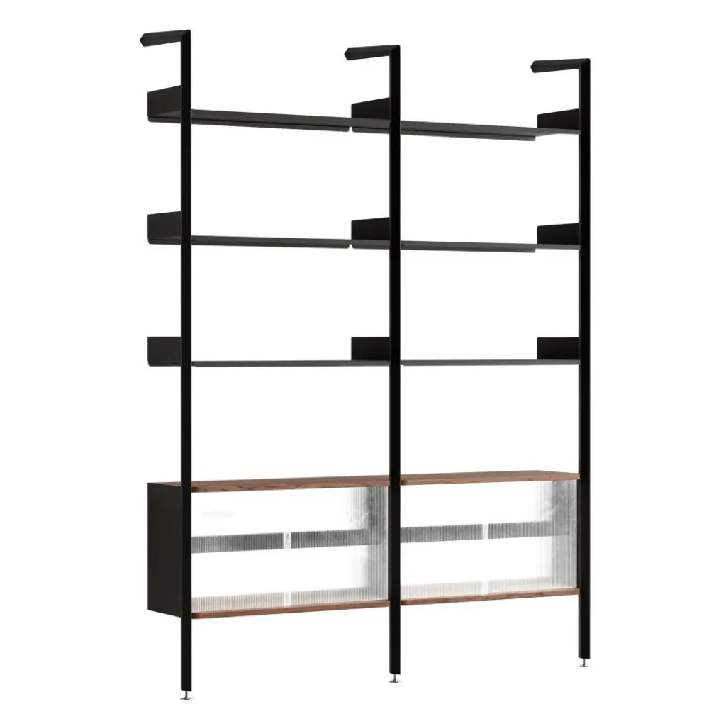 &Tradition Rombe Konfiguration E IF3 & IF6 Regal mit Schrankelement| Regale