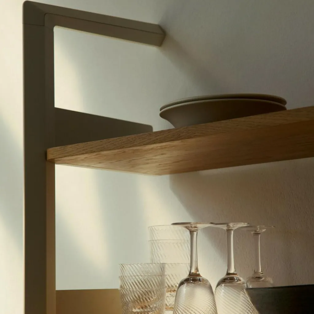 &Tradition Rombe Konfiguration E IF3 & IF6 Regal mit Schrankelement| Regale