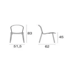 Stühle|Gartenstühle^Emu Ronda XS Gartenstuhl