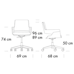 Bürostühle^Thonet S 845 DRW Bürostuhl