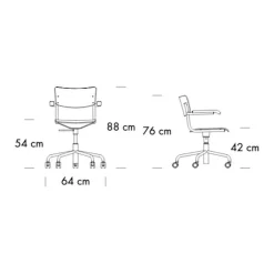 Thonet S 43 FDR Bürostuhl| Bürostühle