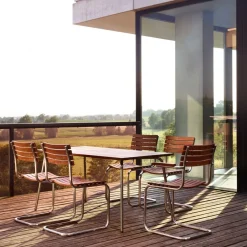 Gartenstühle^Thonet S 40 Freischwinger Gartenstuhl